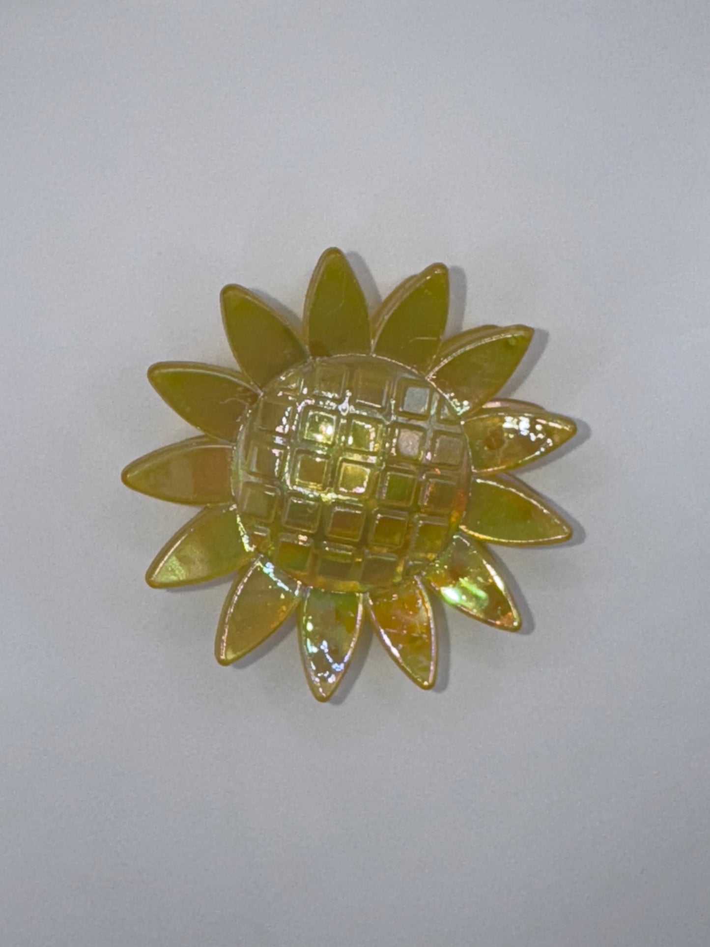 Yellow Flower Hair Clip