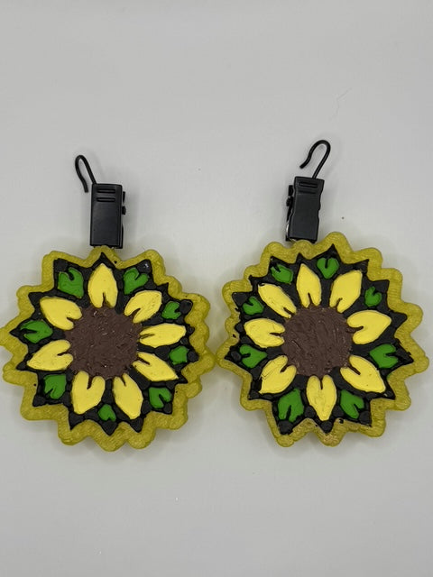 Sunflower Vent Clip | Car Freshie