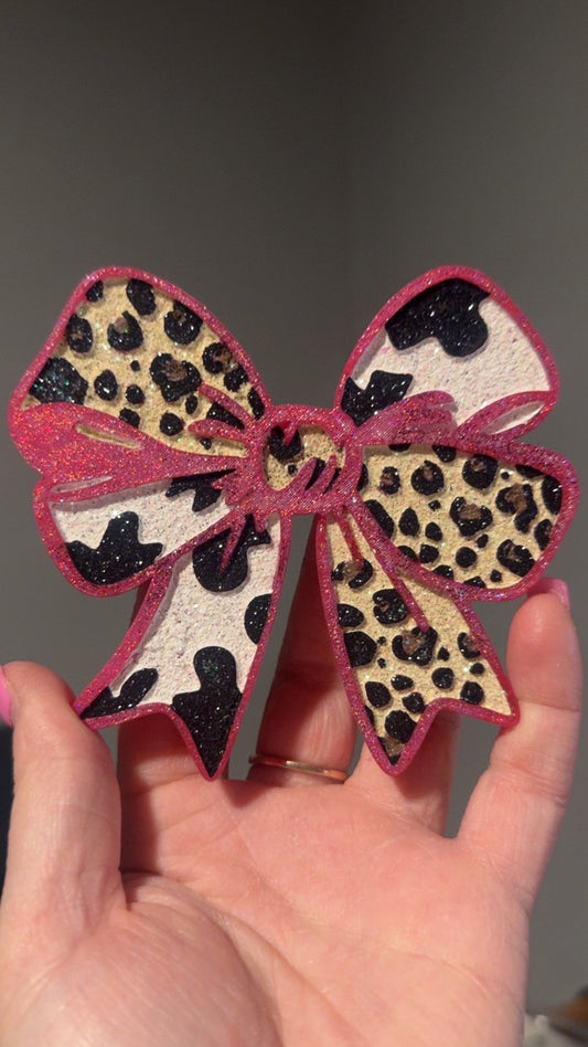Animal Print Bow | Freshie